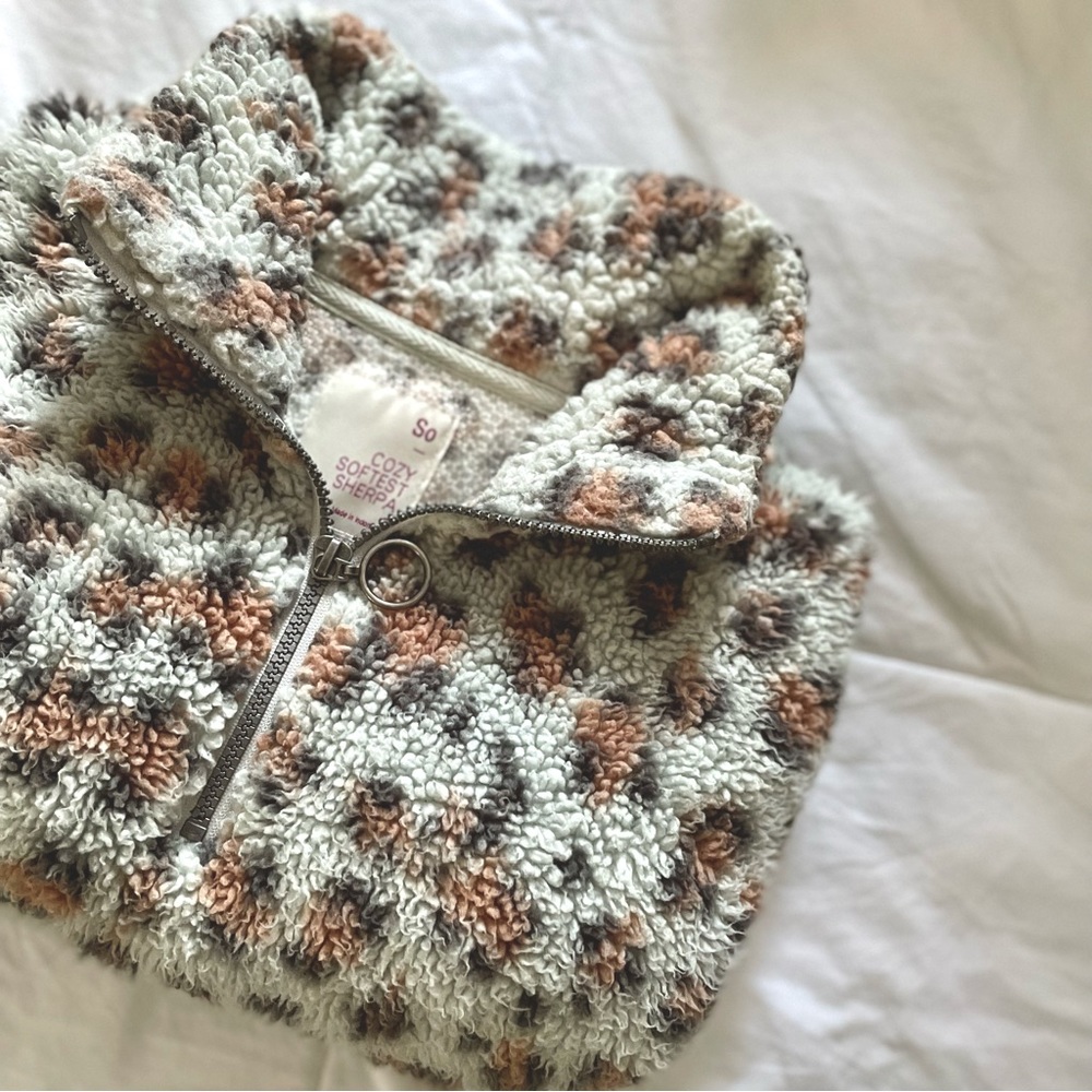 SO | SOFT AND COZY S SHERPA PULLOVER